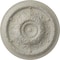 Ekena Millwork Oslo Ceiling Medallion (Fits Canopies up to 7 5/8"), 38 3/8"OD x 2 7/8"P, Pot of Cream Crackle CM38OSPCC - alternate 1